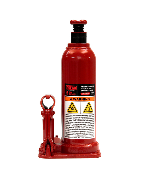 Norco Professional Lifting Equipment 76505A 5 Ton Capacity Bottle Jack - MPR Tools & Equipment