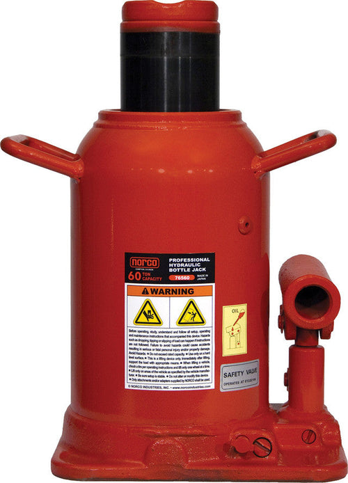 Norco Professional Lifting Equipment 76560 60 Ton Capacity Bottle Jack - MPR Tools & Equipment