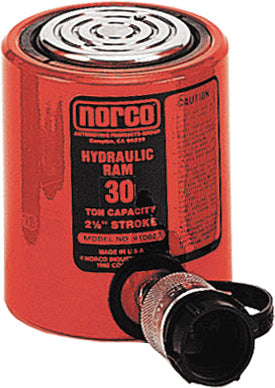 Norco Professional Lifting Equipment 930003 30 Ton Capacity Cylinder (2-7/16" Stroke) - MPR Tools & Equipment