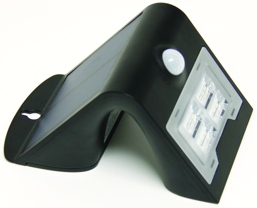 Nortech NSWL-2B Black Solar Wall Lamp 2W - MPR Tools & Equipment