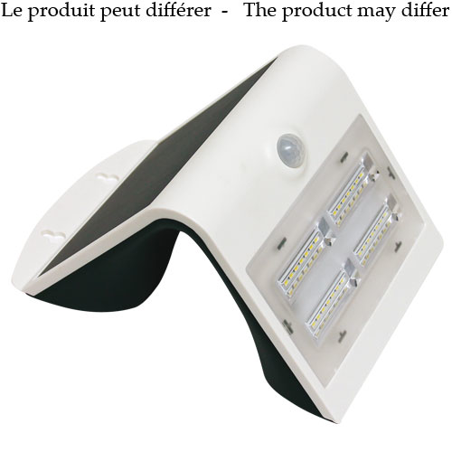 Nortech NSWL-3B Black Solar Wall Lamp 3W - MPR Tools & Equipment