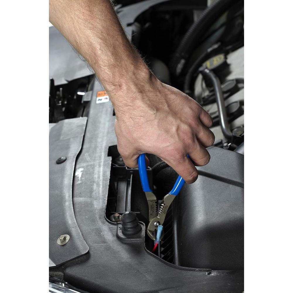 OTC 5950A CrimPro 4-in-1 Angled Wire Service Tool with Crimper, Cutter, Stripper, Gripper