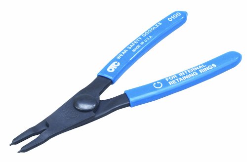 OTC Tools 0100 Internal Straight Tip Snap Ring Plier .038" Dia. Straight - MPR Tools & Equipment