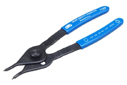 OTC Tools 1120 Convertible Snap Ring/Retaining Ring Pliers .038 Dia. Straight Tip Internal/External - MPR Tools & Equipment