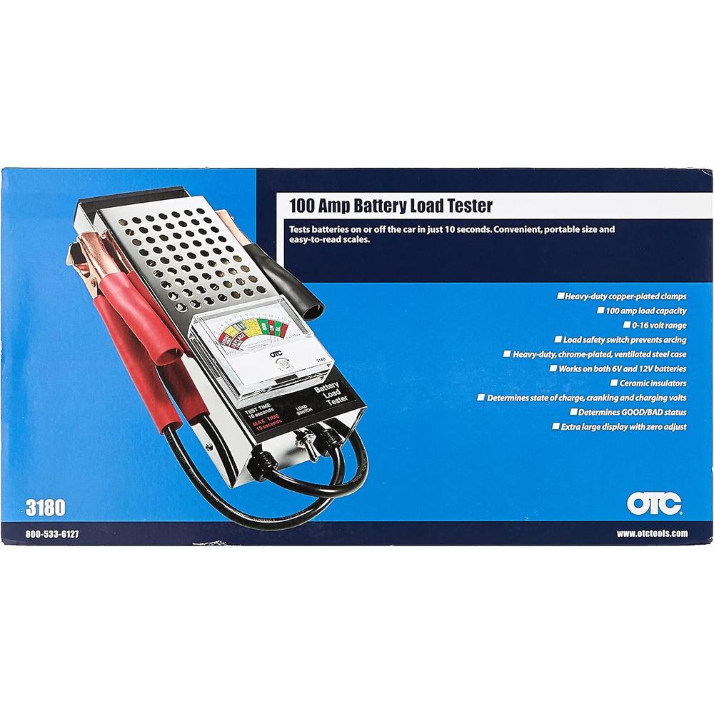OTC Tools 3180 100 AMP BATTERY LOAD TESTER