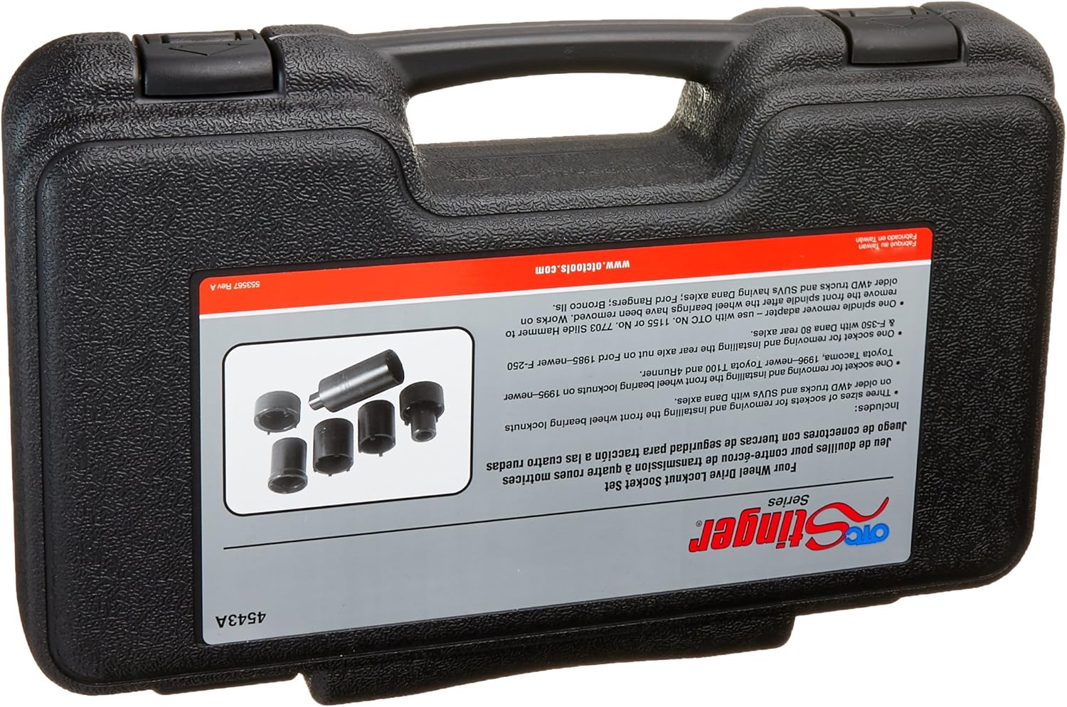 OTC Tools 4543A 4WD Spindle Nut Socket Set 6 pieces