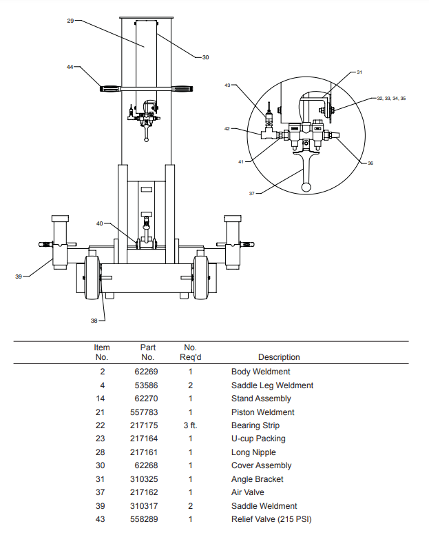 OTC Tools 558289 Relief Valve for OTC Tools 1590 Air Lift