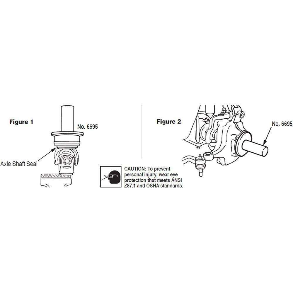OTC Tools 6695 Ford Axle Shaft Seal Installer, Works On 1998-2004 Ford F-250, F-350, F-450, & F-550 4X4S