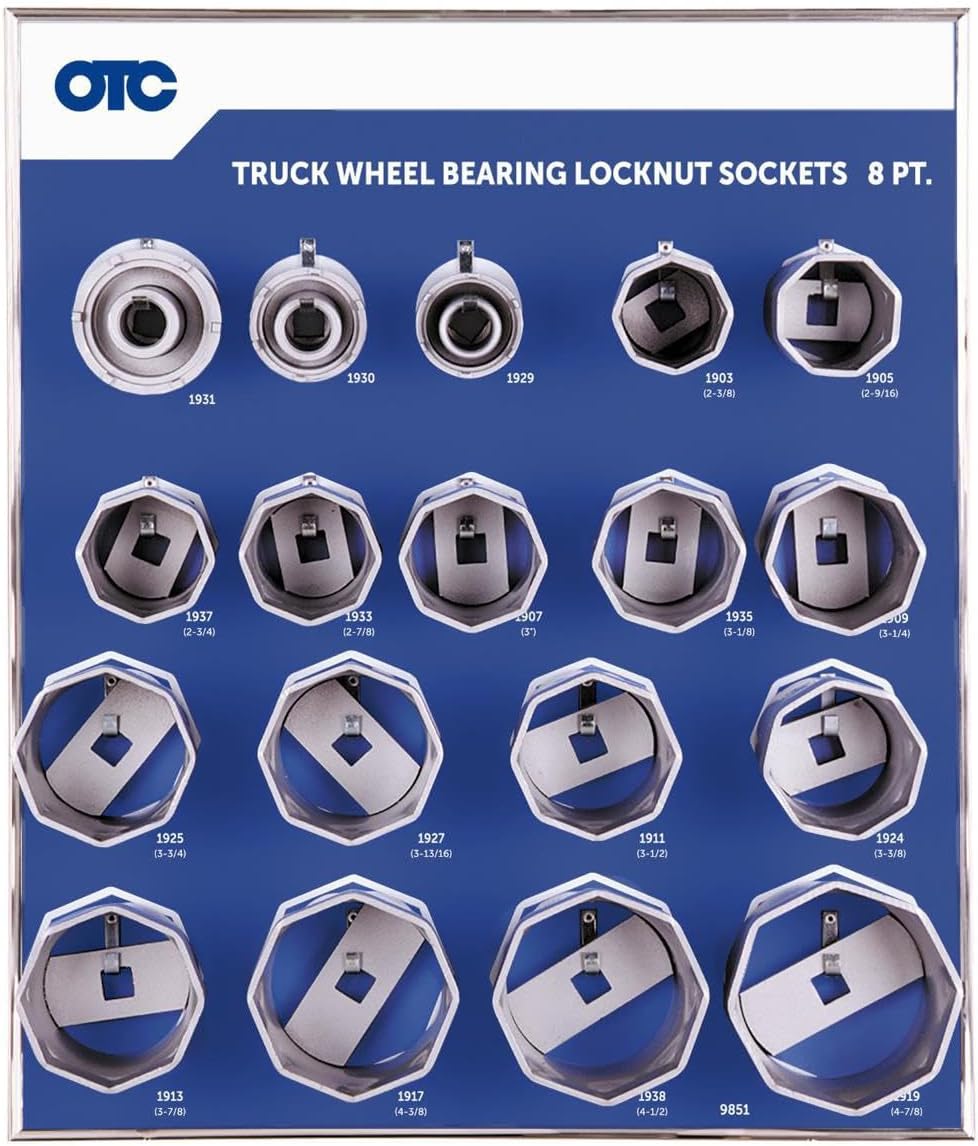 OTC Tools 9851 Locknut Wrench Display