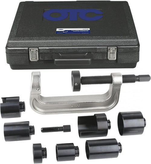 OTC Tools CA7149 Ball Joint Connected Adapter Starter Kit With X-Large C-Frame, 7 Cups & Adapters For 230+ Vehicle Applications