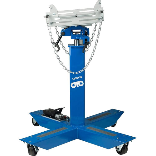 OTC Tools TJHP15 Air-Assisted 1,500-Lb Capacity High-Lift Transmission Jack, 41.5"-65" Height