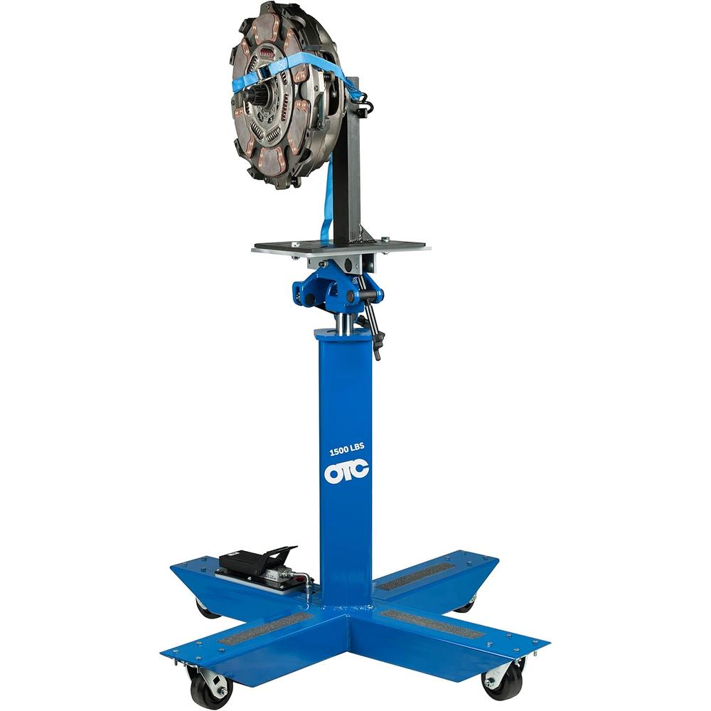 OTC Tools TJHP15 Air-Assisted 1,500-Lb Capacity High-Lift Transmission Jack, 41.5"-65" Height