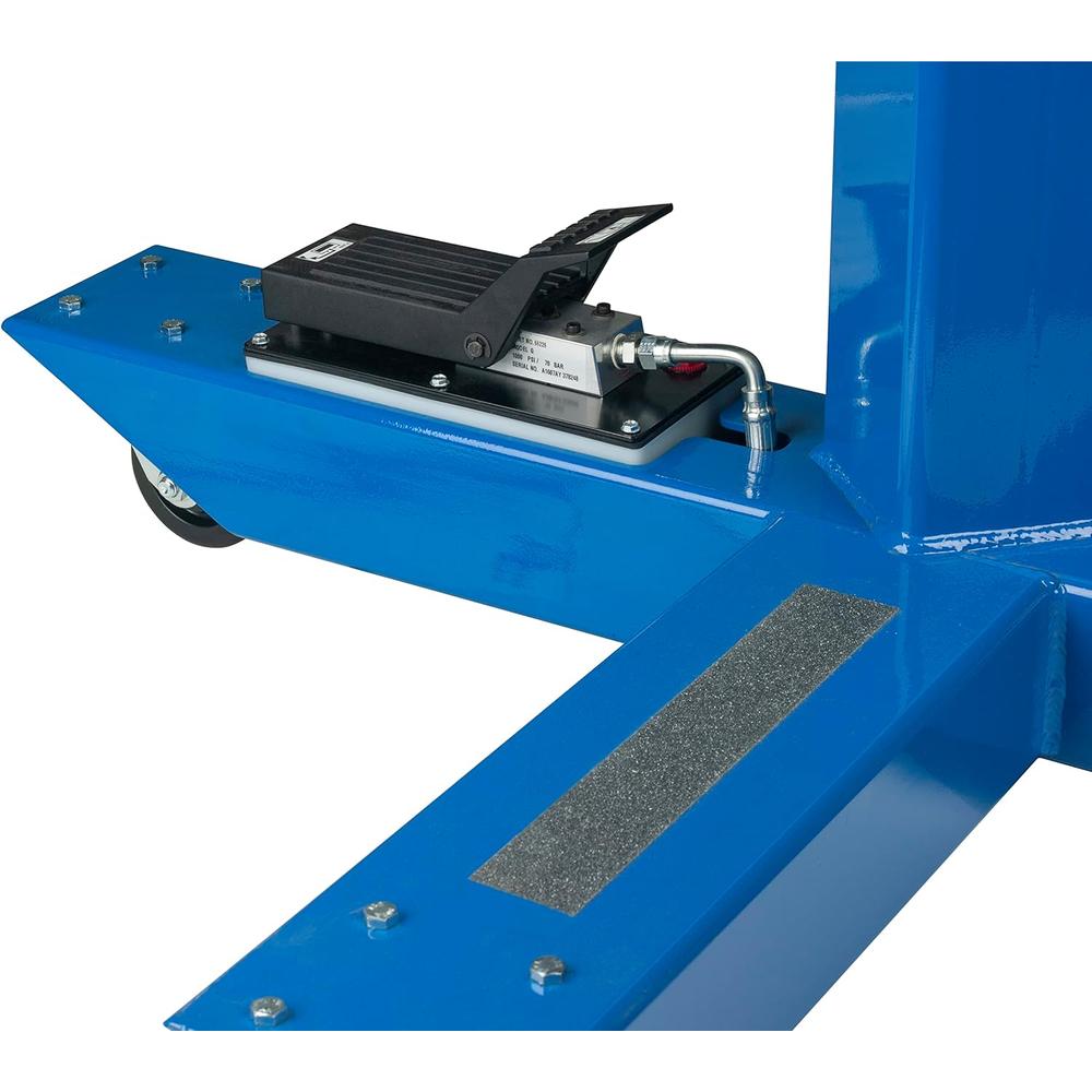 OTC Tools TJHP15 Air-Assisted 1,500-Lb Capacity High-Lift Transmission Jack, 41.5"-65" Height