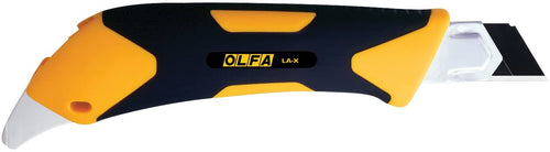 Olfa 1072198 LA-X 18mm Fiberglass Rubber Grip Heavy-Duty Utility Knife - MPR Tools & Equipment