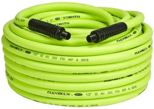 PLASTILINUM Air Hose. 1/2 in. x 100 ft. 3/8 in. MNPT Fittings. Heavy Duty. Light. - MPR Tools & Equipment