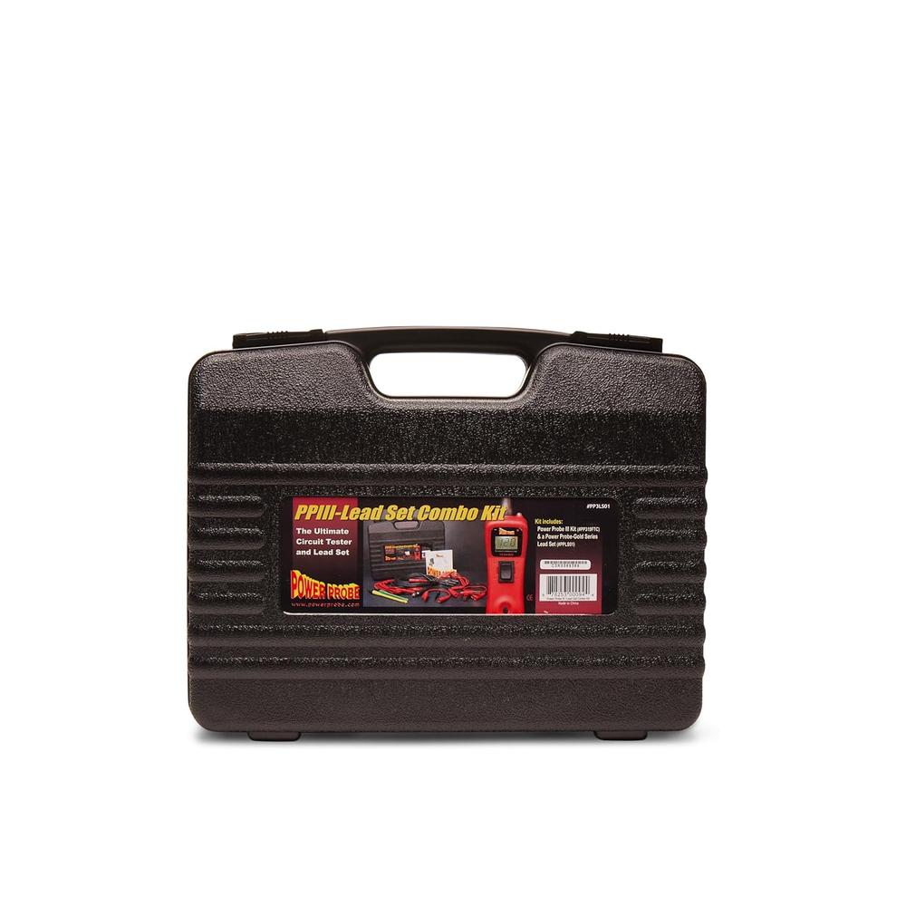 POWER PROBE III Circuit Tester w/ Lead Set Kit (PP3LS01) [Car Diagnostic Test Tool. Digital Voltmeter. Supplies Power or Ground. Continuity Tester]