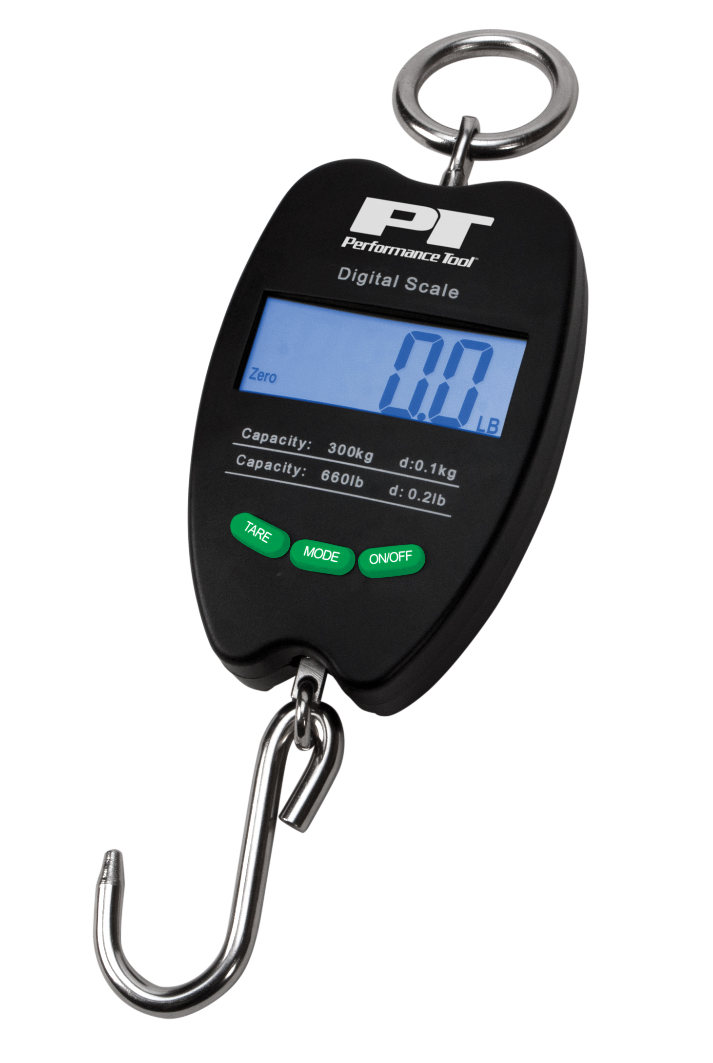 Performance Tools PTW1478 660Lbs Digital Scale W/S Hook - MPR Tools & Equipment