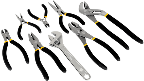 Performance Tools PTW1704 8 Piece Pliers And Wrench Set - MPR Tools & Equipment