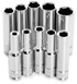 Performance Tools PTW36300 Socket Set Dw Sae 1/4" 10Pc. - MPR Tools & Equipment