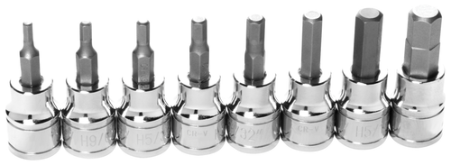 Performance Tools PTW38870 Hex Bit Skt. Set 8Pc Sae - MPR Tools & Equipment