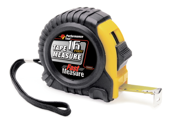 Performance Tools PTW5022 Tape Measure 16Foot X3/4 Blade - MPR Tools & Equipment