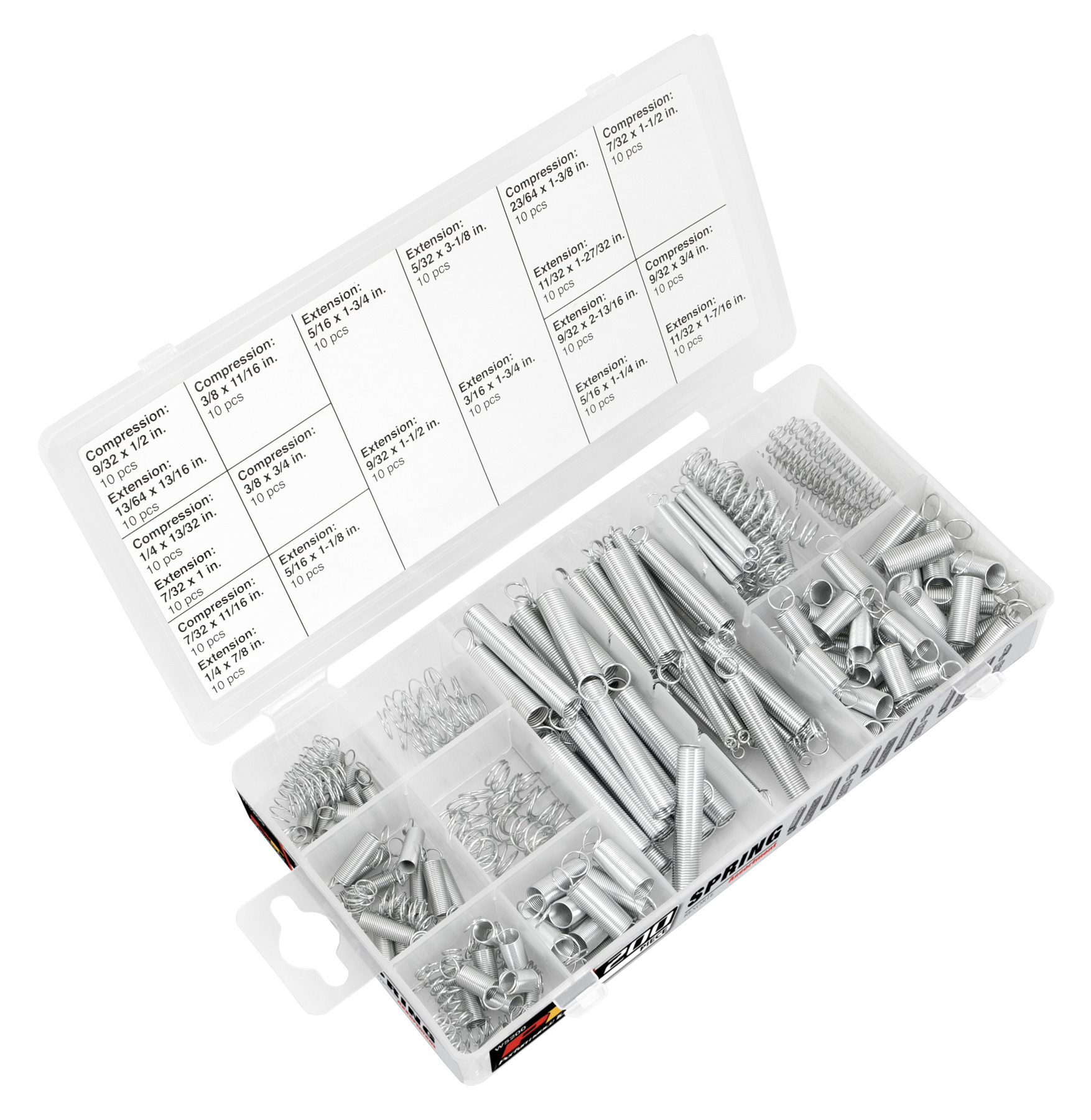 Performance Tools PTW5200 Springs 200Pc - MPR Tools & Equipment