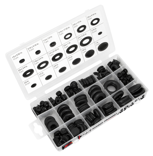 Performance Tools PTW5214 125 Pcs Rub. Grommet Set - MPR Tools & Equipment