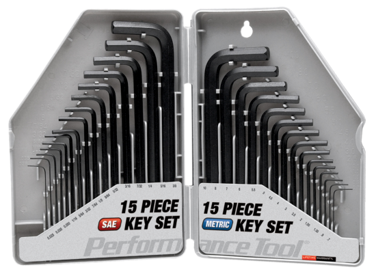 Performance Tools PTW80288 30Pc Allen Key Set - MPR Tools & Equipment