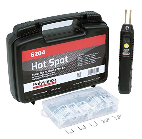 Polyvance 6204 Hot Spot Cordless Hot Stapler Thermal Stapler for Plastic Repair - MPR Tools & Equipment