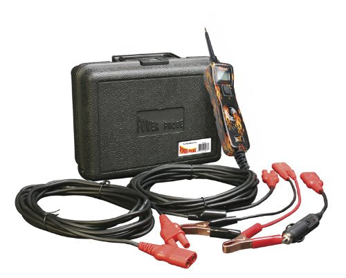 Power Probe III PP319FIRE with Case & Acc - Fire Car Automotive Diagnostic Test Tool, Digital Volt Meter, AC/DC Current Resistance, Circuit Tester - MPR Tools & Equipment