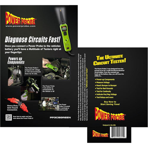 Power Probe PP3CSGRN PP3 - CLAM SHELL, GREEN