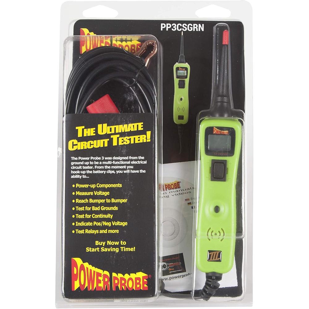 Power Probe PP3CSGRN PP3 - CLAM SHELL, GREEN