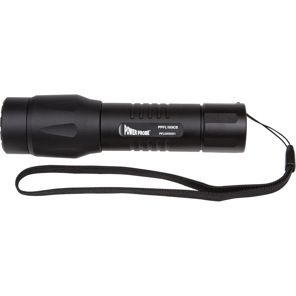Power Probe PPFL103CS Diagnostic Car Test Tool, 800 Lumens LED Bulb, 4 Mode Tail Switch, Waterproof (Black)