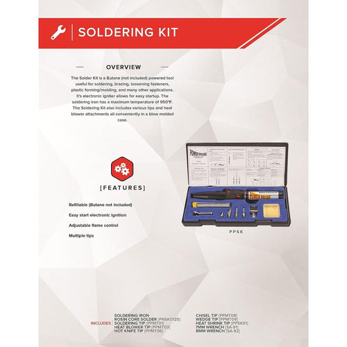 Power Probe PPSK Butane Powered Soldering Kit