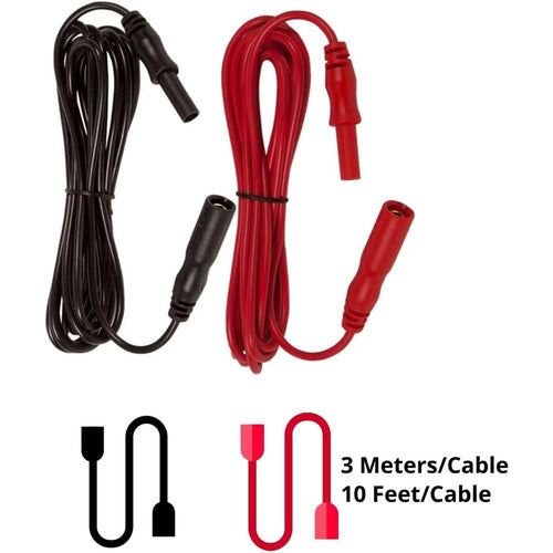 Power Probe PPTK0002 DMM Adapter Leads Kit Automotive Diagnostic Car Test Tool, Gold Plated Leads, 10 Gauge Multi Strand Wire