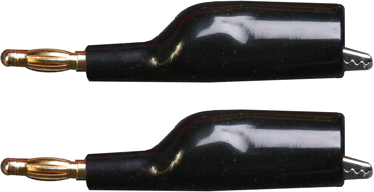Power Probe PPTK0023 4mm Banana Jack Alligator Clip – 2 Pack