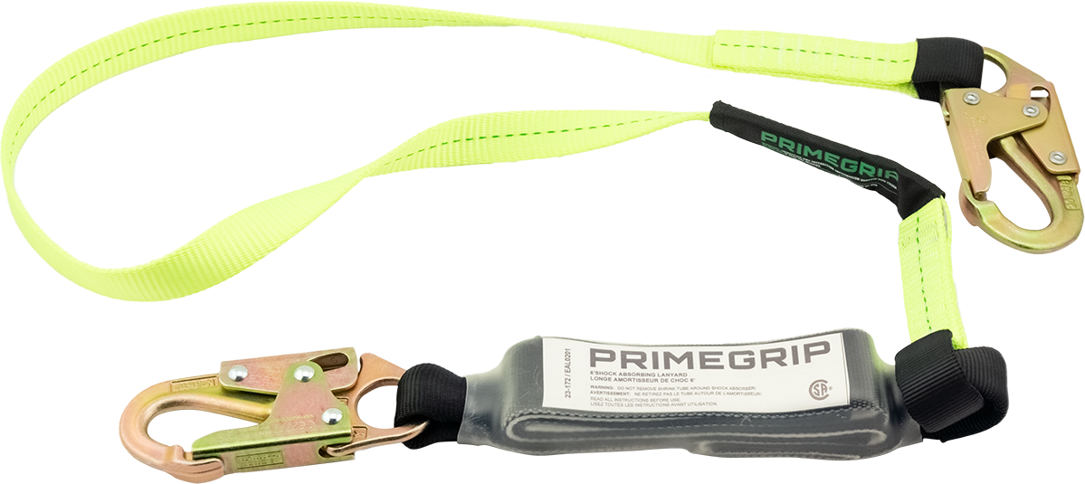 Primeline Tools (Prime Lite) 172 6' Shock Absorbing Lanyard - MPR Tools & Equipment