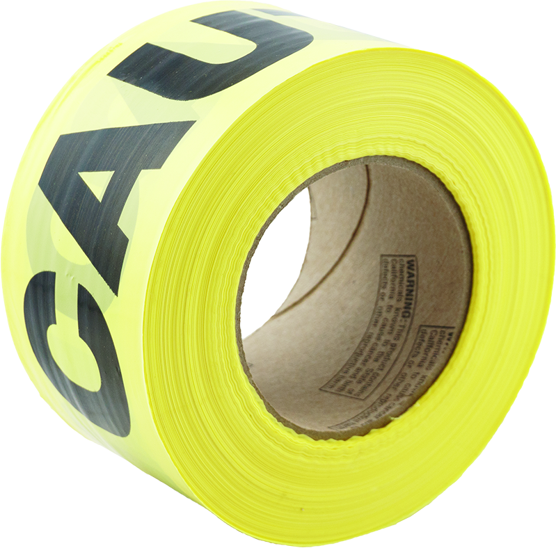 Primeline Tools (Prime Lite) 613 Yellow Caution Tape - 3" X 1000' - MPR Tools & Equipment