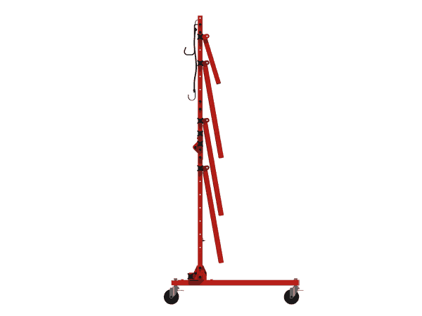 Milton Industries STC35950 Pro Folding Parts Cart in folded compact storage position