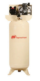 Ingersoll Rand 32334005 3 HP 60 Gallon Single Stage Vertical Air Compressor, tan finish with cast iron construction