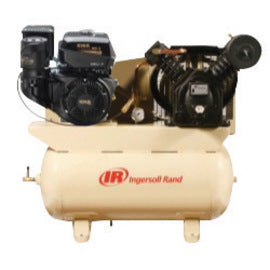 Ingersoll Rand 46821344 14 HP 30-Gallon Horizontal Gas-Powered Two-Stage Portable Air Compressor with Kohler Engine