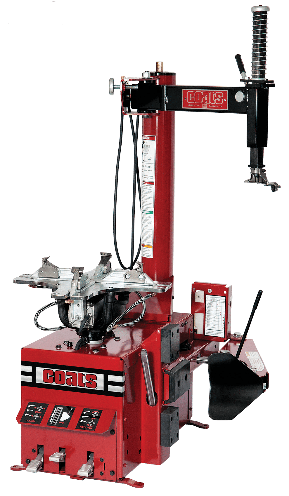 Coats RC45E Rim Clamp Tire Changer Electric Drive - Full Machine View