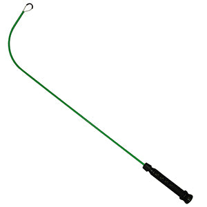Access Tools RCBM Button Master long reach tool with green coating and retractable loop tip