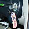 Access Tools RCMM Mega Master snare loop in use at vehicle ignition area
