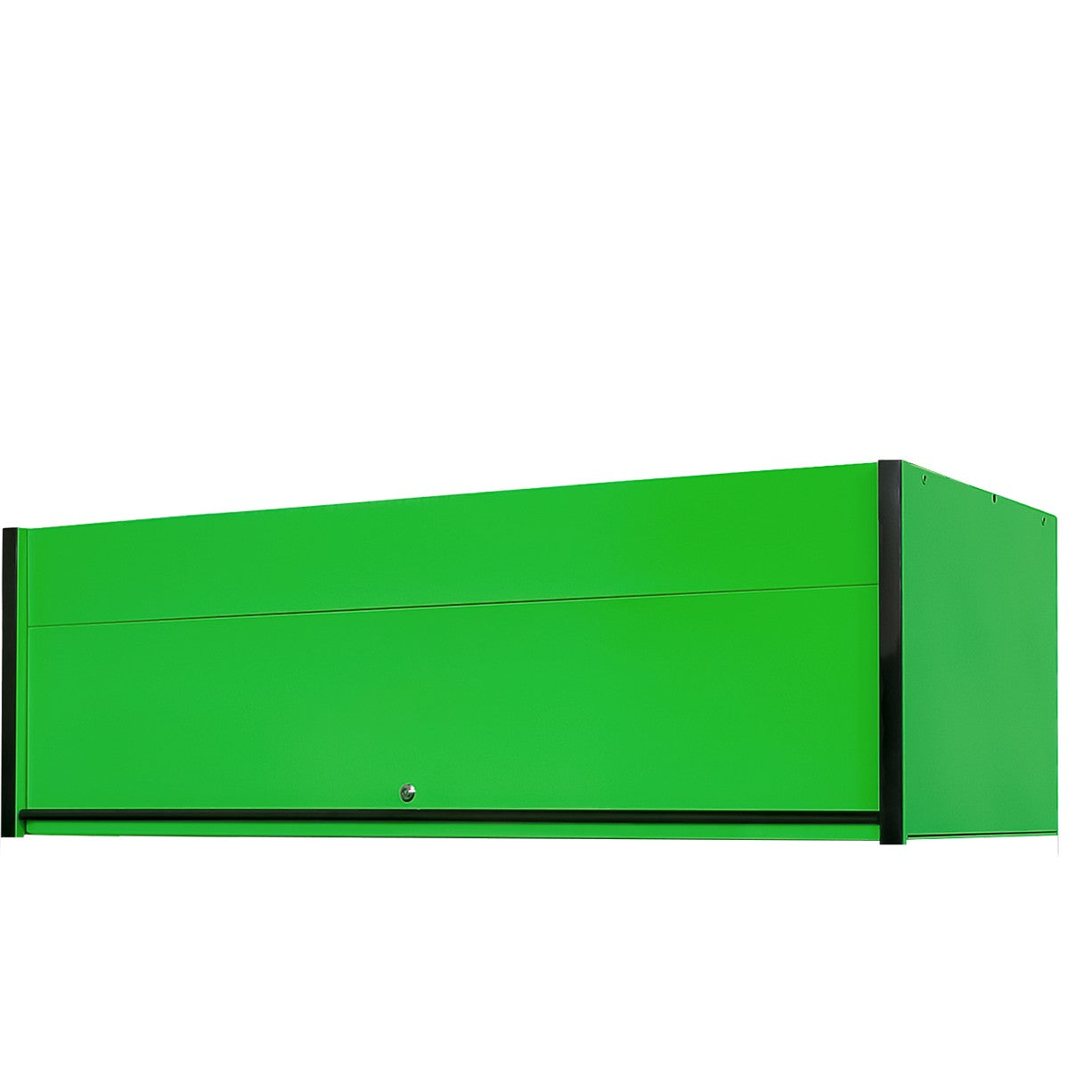 Extreme Tools RX Series Professional Hutch in Green/Black standalone closed front angle view