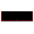 Extreme Tools RX722501HCBKRD 72x25In Professional Hutch Black/Red closed front view with red handle
