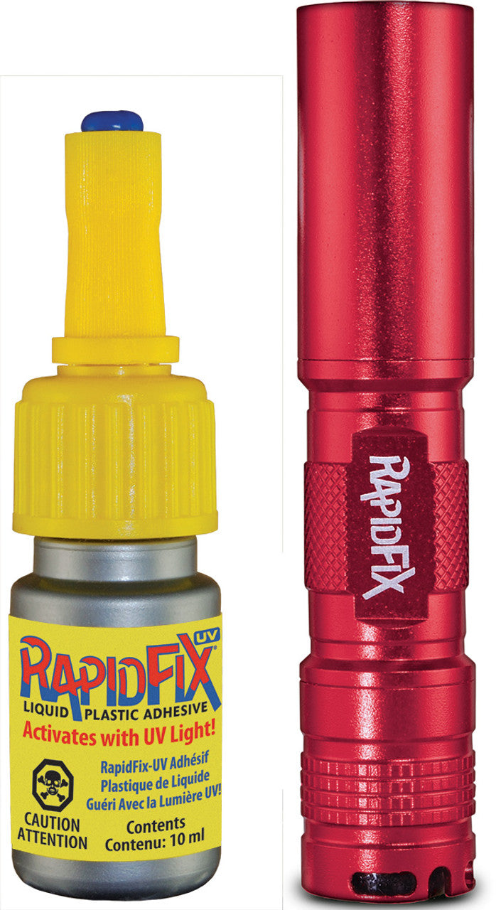 Rapid Fix 6121805EF 10 ML UV® Adhesive w/ Flashlight - MPR Tools & Equipment