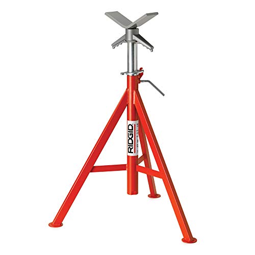 Ridgid 56662 Model VJ-99 V Head High Pipe Stand 12" Pipe Stand - MPR Tools & Equipment