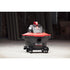Ridgid 62698 RT0600 6-Gallon Wet/Dry Vac front view with 360-degree casters on job site floor