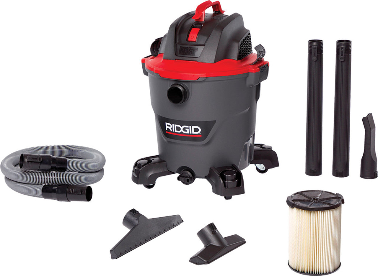 Ridgid 62703 Red 12 Gallon RT1200 Wet/Dry Vacuum - MPR Tools & Equipment